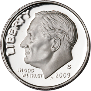 2009-S Roosevelt Dime Main Image