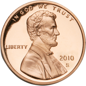 2010-S Lincoln Head Cent Main Image