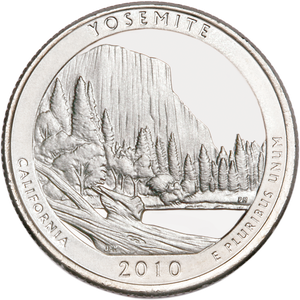 2010-D Yosemite National Park Quarter Main Image