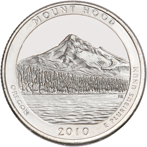 2010-D Mount Hood National Forest Quarter Main Image