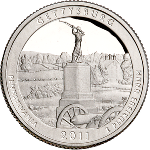 2011-S Gettysburg National Military Park Quarter Main Image