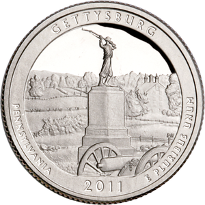 2011-S 90% Silver Gettysburg National Military Park Main Image