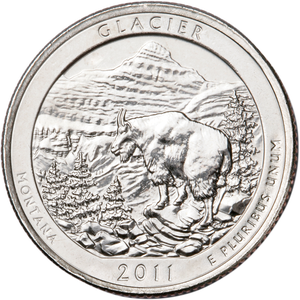 2011-D Glacier National Park Quarter Main Image