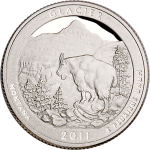 2011-S 90% Silver Glacier National Park Quarter Main Image