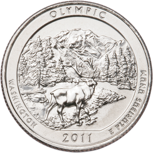 2011-P Olympic National Park Quarter Main Image