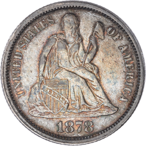 1878 Liberty Seated Dime Main Image