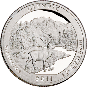 2011-S Olympic National Park Quarter Main Image