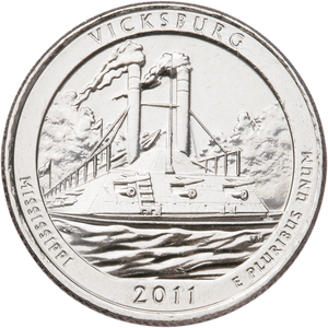2011-D Vicksburg National Park Quarter Main Image