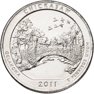 2011-D Chickasaw National Park Quarter Main Image