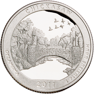 2011-S Chickasaw National Recreation Area Quarter Main Image