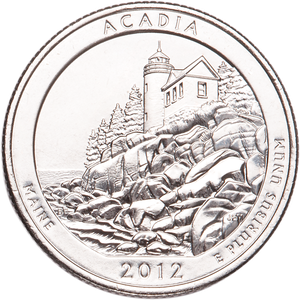 2012-P Acadia National Park Quarter Main Image