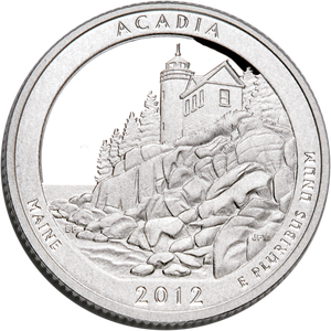 2012-S 90% Silver Acadia National Park Quarter Main Image