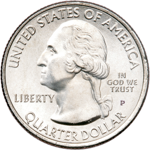 2012-P Hawai'i Volcanoes National Park Quarter Main Image