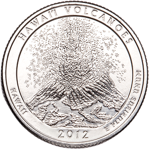 2012-D Hawai'i Volcanoes National Park Quarter Main Image