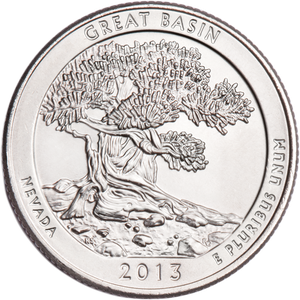 2013-P Great Basin National Park Quarter Main Image