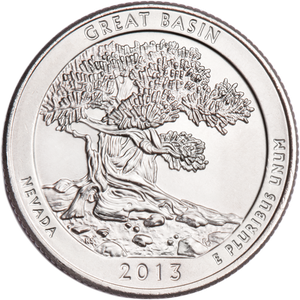 2013-D Great Basin National Park Quarter Main Image