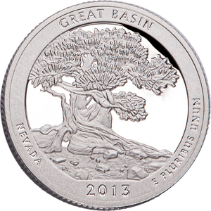 2013-S 90% Silver Great Basin National Park Quarter Main Image