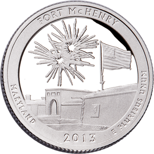 2013-S 90% Silver Fort McHenry National Monument and Historic Shrine Quarter Main Image