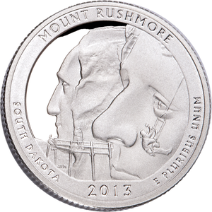 2013-S Mount Rushmore National Memorial Quarter Main Image