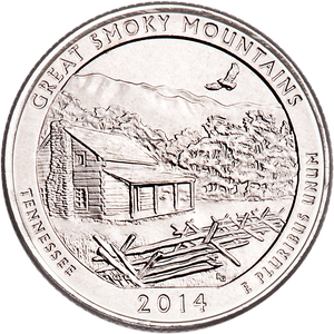 2014-P Great Smoky Mountains National Park Quarter Main Image