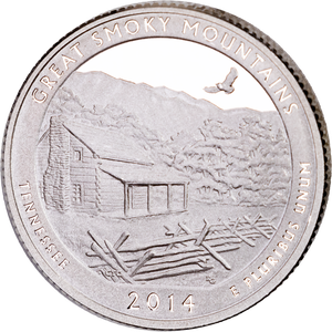 2014-S 90% Silver Great Smoky Mountains National Park Main Image
