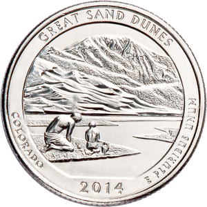 2014-P Great Sand Dunes National Park Quarter Main Image