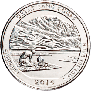 2014-D Great Sand Dunes National Park Quarter Main Image