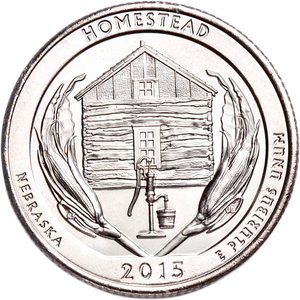 2015-P Homestead National Monument of America Quarter Main Image