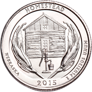 2015-D Homestead National Monument of America Quarter Main Image