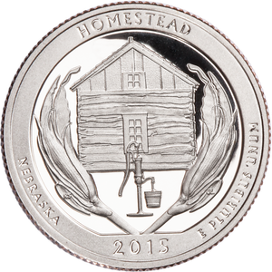 2015-S Homestead National Monument of America Quarter Main Image