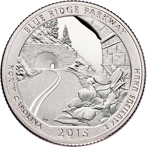 2015-S Blue Ridge Parkway Quarter Main Image