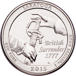 2015-P Saratoga National Historical Park Quarter Main Image