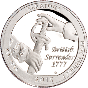 2015-S 90% Silver Saratoga National Park Quarter Main Image