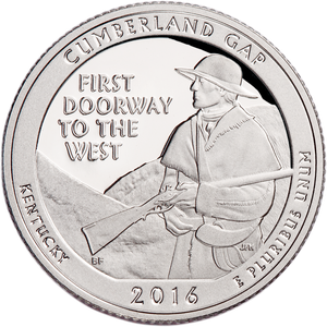 2016-S Cumberland Gap National Historical Park Quarter Main Image