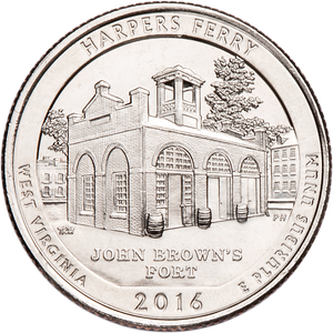 2016-D Harpers Ferry National Historical Park Quarter Main Image