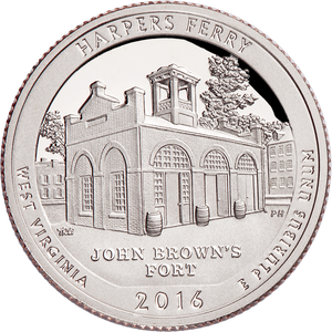 2016-S 90% Silver Harpers Ferry National Historical Park Quarter Main Image