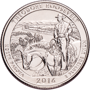 2016-P Theodore Roosevelt National Park Quarter Main Image