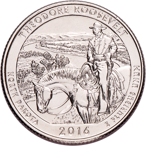 2016-D Theodore Roosevelt National Park Quarter Main Image