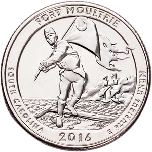 2016-P Fort Moultrie (Fort Sumter National Monument) Quarter Main Image