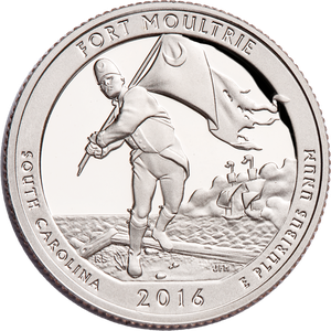 2016-S Fort Moultrie (Fort Sumter National Monument) Quarter Main Image