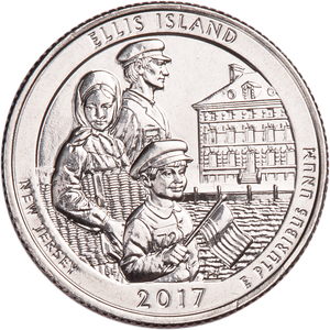 2017-D Ellis Island National Monument (Statue of Liberty) Quarter Main Image