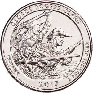 2017-D George Rogers Clark National Historical Park Quarter Main Image
