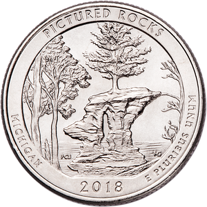 2018-D Pictured Rocks National Lakeshore Quarter Main Image