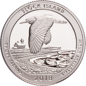 2018-S Block Island National Wildlife Refuge Quarter Main Image