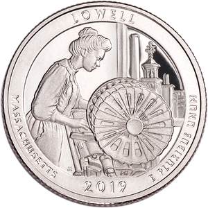 2019-S Lowell National Historical Park Quarter Main Image
