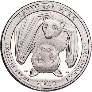 2020-S 99.9% Silver National Park of American Samoa Quarter Main Image