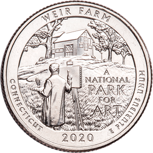 2020-P Weir Farm National Historic Site Quarter Main Image