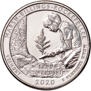 2020-D Marsh-Billings-Rockefeller National Historical Park Quarter Main Image