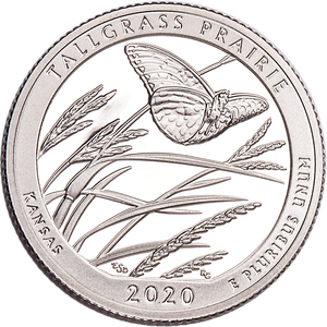 2020-S Tallgrass Prairie National Preserve Quarter Main Image