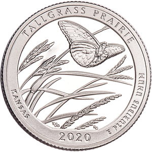 2020-S 99.9% Silver Tallgrass Prairie National Preserve Quarter Main Image